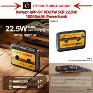 REMAX RPP-B1 PD27W + SCP22.5W 10000mAh TAPE SERIES POWERBANK