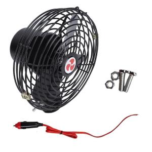 Low Noise 8 Inch 12V 24V Heavy Duty Metal Cooling Fan Quiet Operation For Trucks Boats Buses Vehicle Ventilation System