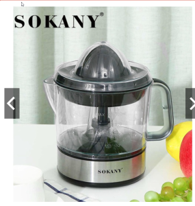 Máy vắt cam SOKANY JE-6230 dùng điện CHÍNH HÃNG dung tích 700ml Máy vắt cam tự động