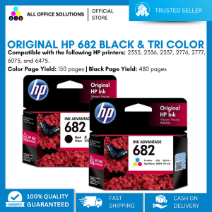 HP 682 Black & Tri-Color Original Ink Advantage Cartridge