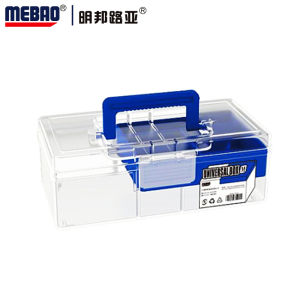 MEBAO MB-G Series,Hand-Held Fishing Tool Box,Fishing Lure Tackle Tool Box,Fishing Tackle Boxes,Multi Grids Fishing Accessory Box,Large Space Multifunction Fishing Accessories Box