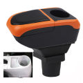 Car Honda CR-Z CRZ Armrest Box Center Console Organizer Storage Case Elbow Rest Arm with Cup Holder. 