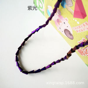 (1 dây) Hạt pha lê hình tháp ánh AB size 4*8mm nguyên liệu đính kết trang trí nguyên liệu làm đồ thủ công. DIY