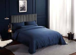 Palais Suite TENCEL™ LF Empress Blue Quilt Cover