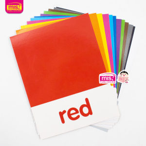 การ์ดช่วยจำ เรียนรู้สีสันพร้อมคำศัพท์ภาษาอังกฤษ My First Colors
