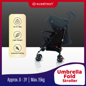 Sweet Heart Paris BG103 Durable Oxford Fabric Lightweight Newborn Infant Toddler Portable Travel Buggy Compact Baby Stroller with Umbrella Fold