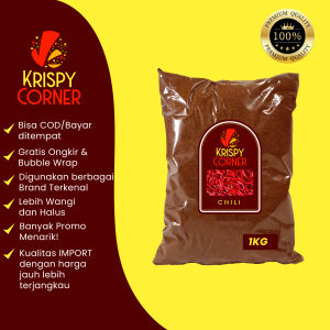 Bumbu Tabur Rasa Cabe Bubuk 1kg Tabur Penyedap Rasa Aneka Snack Ayam Jamur Kentang Crispy Bumbu Instan Rasa Chili Powder Cabe Bubuk 1Kg