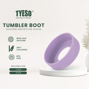 TYESO Silicone Boot for Tumbler 7.5cm 8cm 8.5cm | Anti-Slip Rubber Bottom Cover for Water Bottle & Cup