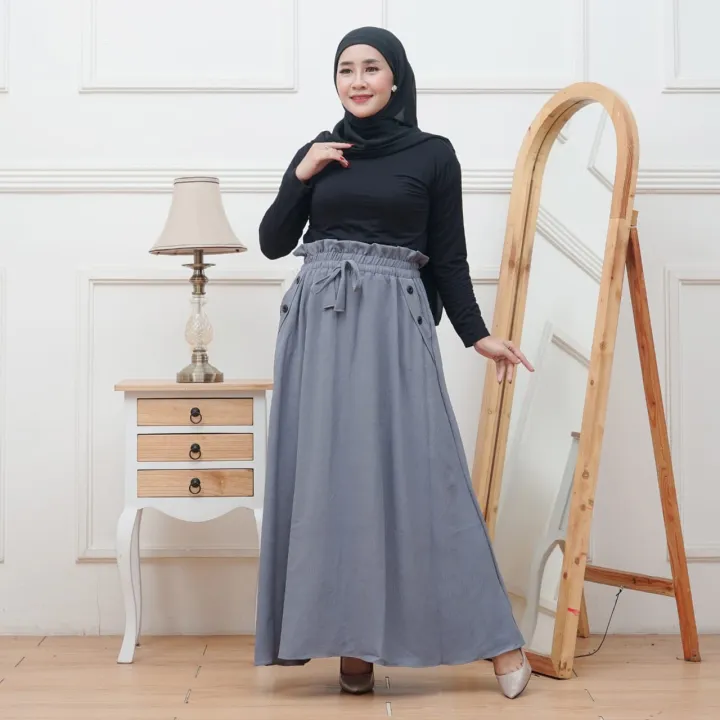 Rok%20payung%20Crinkle%20Premium%20Pinggang%20Karet%20Dan%20Tali%20Ada%20Sakunya%20Kanan%20kiri%20standar%20Jumbo%20/%20Skirt%20Crinkle%20Crincle%20Kringkel%20Premium%20/%20Rok%20Korean%20Style%20/%20Rok%20kekinian%20-%20Image%202