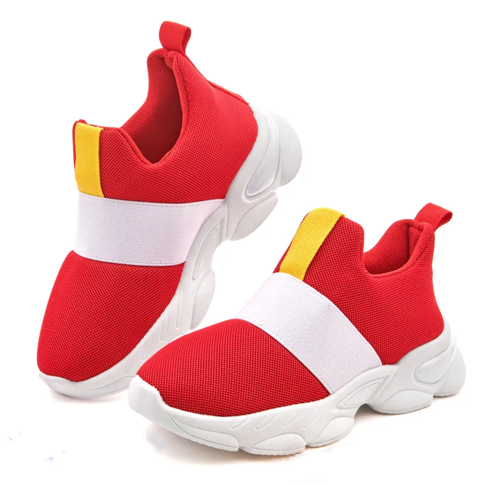 Sonic Shoes For Boy Kids Gotta Go Fast Sonic Zapatillas Sonic Red