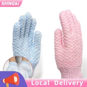 SHNGki Bath Gloves Shower Cleaning Bath Glove SPA Foam Rubbing Mud Peeling Exfoliating Gloves Bathing Massage Gloves Bathroom Supplies
