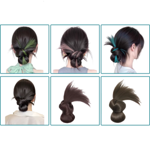 Girls Hairpiece Hair Bun Hair Extensions Casual Chignons Ponytail Hair Extensions Role Play Supplies