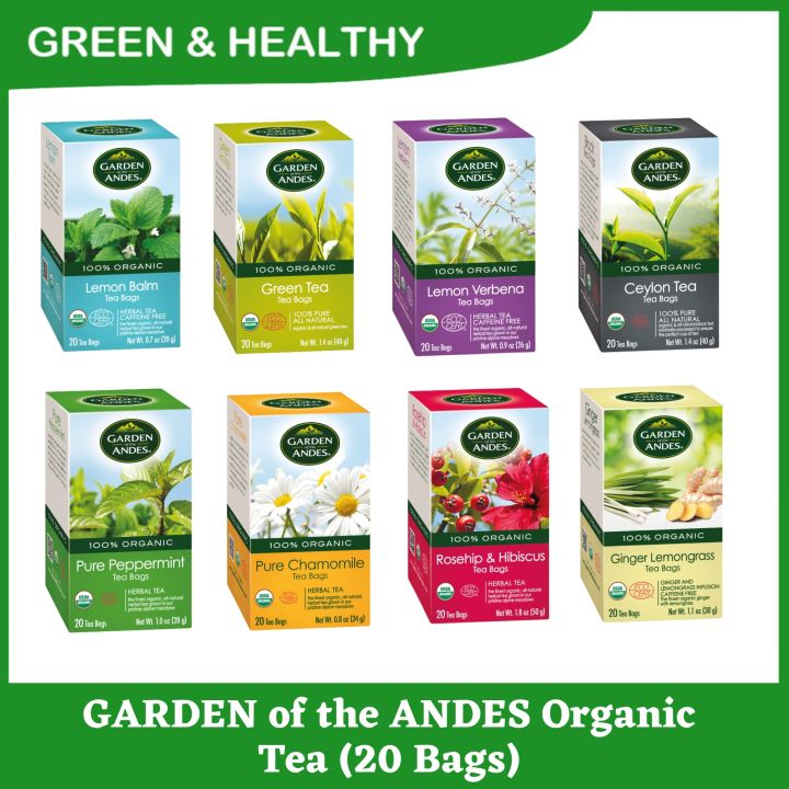 Garden of The Andes Organic Tea 有机养生茶 (Imported from Chile) 24g x 20 ...
