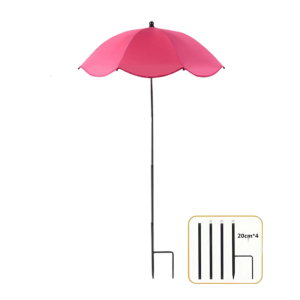 Umbrella for Outdoor Sun Protective Cloth Garden Sunshade Cover Shade Umbrella for Potted Flower
