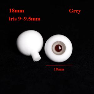 LUSIT 10/18mm Glass Eyes Eyeball Cute Pink Brown Grey Safety Animal Toy Accessories High Quality 1/4 Small Iris Eyes For 1/6 BJD Dolls
