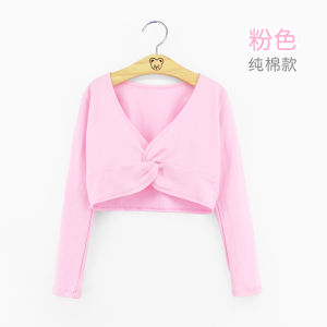 Múa ba lê khăn choàng mùa thu và mùa đông dài tay áo khoác mỏng Cô Gái Ba lê trẻ em