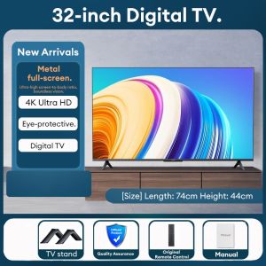 32 Inch Smart TV - Android 12- HD - Dolby Audio -  Google Play/Netflix/Youtube -  Wifi//HDMI/USB