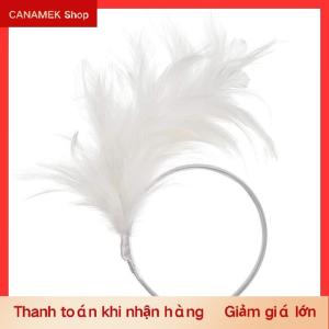 CS Đầy Màu sắc Mardi Gras lông Headband flapper headpiece dành cho người lớn bên trang phục phụ kiện tóc