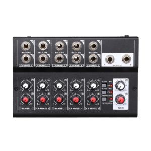 MUX5210 10 Channel Sound Mixer DJ Mixer Sound Board Console Power Stereo for Karaoke PC Recording Stage Accessories
