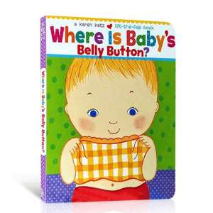 Where Is Babys Belly Button Board Book By Karen Katz English Picture Book Bedtime Reading Early Eudcation Learning Material for Kids Ages 3-6 Years Old 