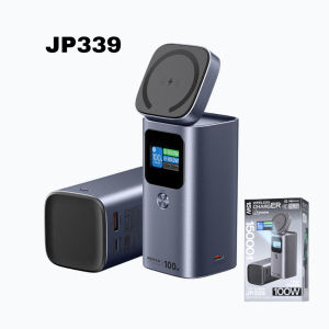 🔥IN Stocks🔥15000mAh 100W Fast Charging Power Bank with 15W Foldable Wireless Charger TFT Display 2 Input 4 Output