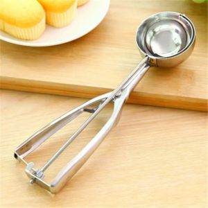 1 PCS Stainless Steel Multifunctional Scoop 4/5 cm to Digging Ice Cream & Fruit Ball