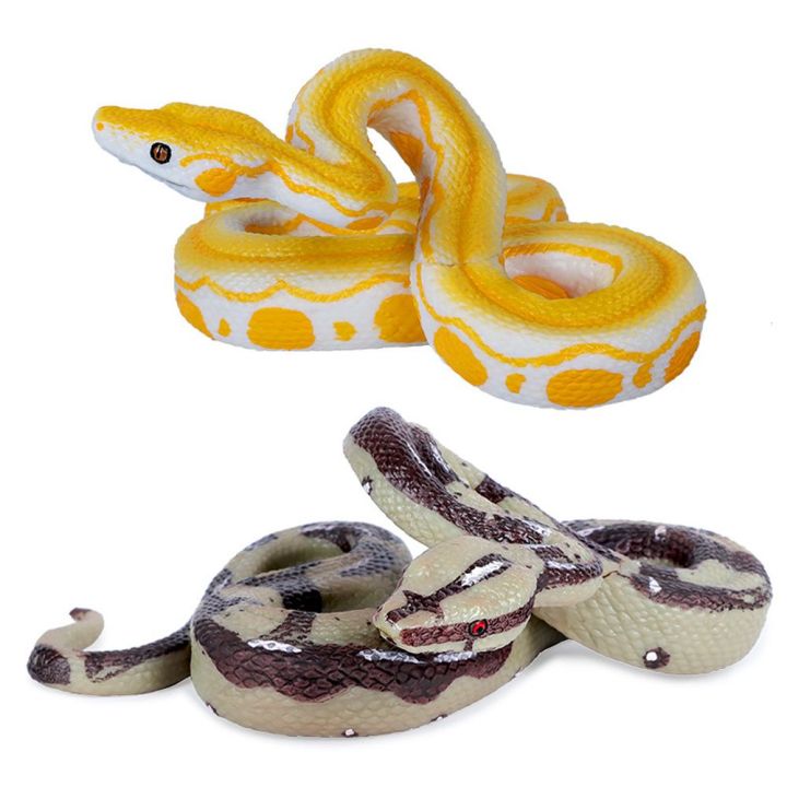 Kids Toys Halloween Toys Realistic Snake Big Size Animals Models Python ...