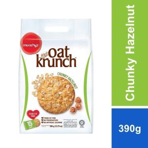[NEW] MUNCHYS OAT KRUNCH 390G (DARK CHOCO / STRAWBERRY & BLACKCURRANT / CHUNKY HAZELNUT) COOKIES HALAL