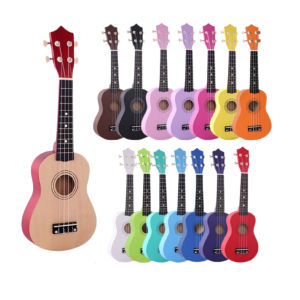 เสียงดีมาก!! Nanochip อูคูเลเล่ไม้ ขนาด 21 นิ้ว Soprano รุ่น JB-01 แถมฟรี! กระเป๋าอูคูเลเล่ สายอูคูเลเล่ ปิ๊ก ตารางคอร์ด คู่มือตั้งสาย