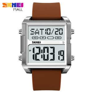 SKMEI 2246 Men Sport Watch Dual Time Countdown 50M Waterproof 41.8mm Watch Dial