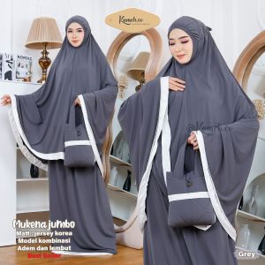 Mukena Jersey Jumbo Abuan Menyempurnakan Setiap Momen Ibadah Anda