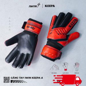 Găng tay thủ môn siêu dính bao tay thủ môn miễn phí in handstrap cổ găng tay có xương Iwin Keepa A trợ lực tháo lắp