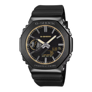(Watches Of Japan) G-SHOCK GM-2100LXB-1A9 LUXE BLACK G-STEEL ANALOG-DIGITAL WATCH