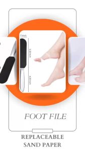 10Pcs Replace Sanding Cloth Pedicure Foot File Feet Hard Skin Remover Callus Remover Pedicure Foot Care Tool