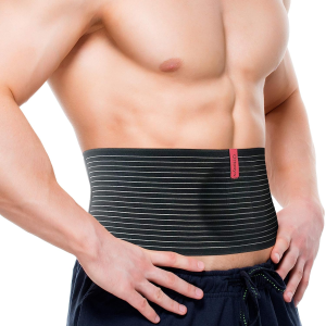 Umbilical Hernia Belt for Men and Women - Abdominal Support Binder with Compression Pad - Navel Ventral Epigastric Incisional and Belly Button Hernias Surgery Prevention Aid