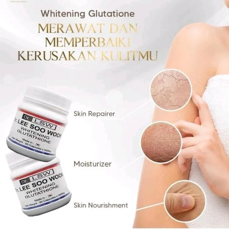 dr lsw whitening glutathione Elvish White Max Serum 30 ml Glutathione Complete Liquid - Wiseman