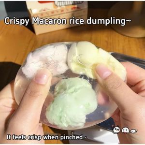LZYBIM Three Times Crispy Ball Squishy Venting Toys Can Be Crushed Sensory Fidget Toy Hand Ball Small Ball Rice Dumpling Squishy Xmas Gift