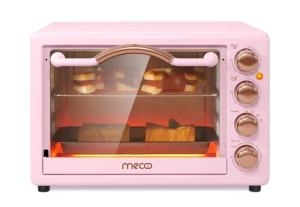 Mecco Oven Aesthetic Electric 22 Liter 400 Low Watt / Mesin Pemanggang Listrik / Mini Hadiah Arisan Pernikahan