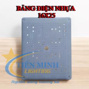 Combo 2 cái/ 6 cái/ 10 cái bảng điện (taplo) nhựa 16x25 dùng lắp các phụ kiện điện như ổ cắm cầu chì CB
