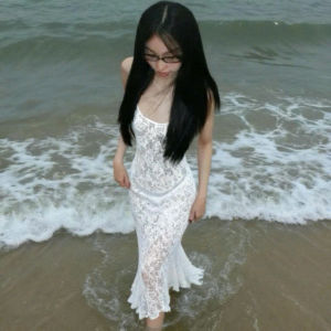 CR_ Đầm hai dây ren dài đi biển váy ren mỏng xuyên thấu dáng dài đầm đi biển thiết kế chất Ren hoa 2 dây dáng dài xuyên thấu hở lưng gợi cảm