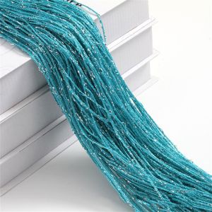 LUSIT Fashion Home Decor Window Curtains Shining Wedding Party Decoration Room Divider Net Screen Panel Glitter String Curtain Door Fly Screen Hanging Beaded Curtains