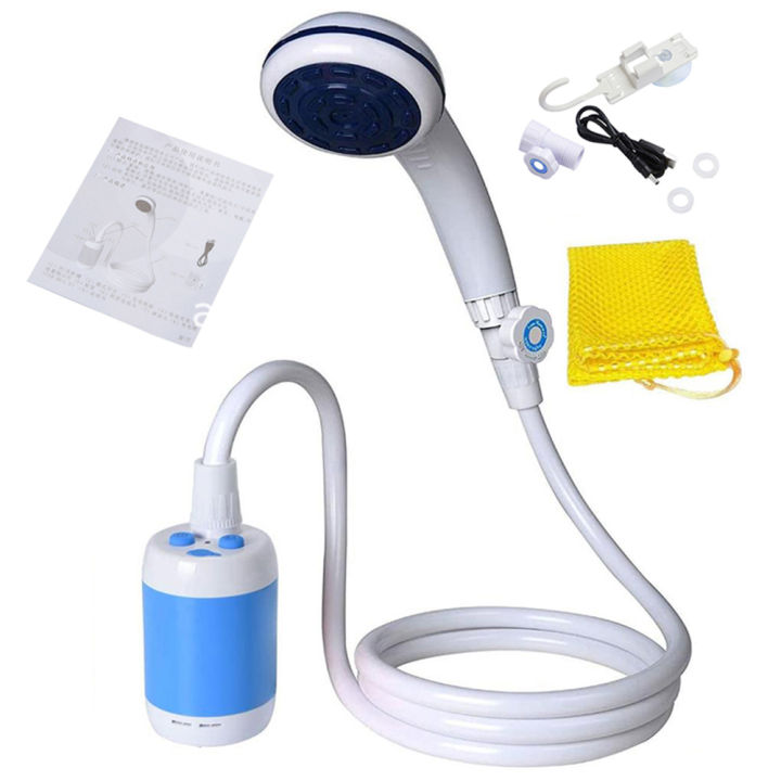 Portable Camping Shower Auto Handheld Outdoor Camp Shower Pump ...