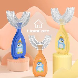 Kids Teeth Baby Toothbrush Oral Care Cleaning Brush Soft Silicon Newborn Baby Teeth Biters Baby Items 2-12Y