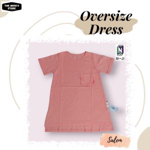 Oversize Dress Anak Perempuan (1-5 Tahun) Bahan Cotton 30s / Oversize Kids Dress Shirt Anak Perempuan Warna Warni 1-5 Tahun Korean Style