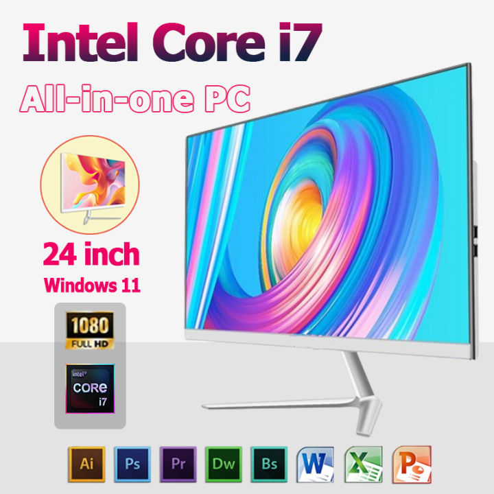 2026 new 24 inch Intel Core i7 all-in-one desktop computer 16GB RAM ...