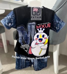SETELAN BAJU ANAK MIXUE MERAH VIRAL TERBARU USIA 1-2 TAHUN / BAJU ANK MIXUE ALING LARIS ANAK LAKI-LAKI PEREMPUAN CEWEK COWOK BISA COD