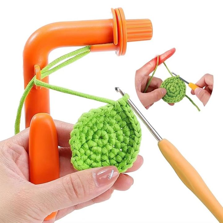 BAIN Công cụ nhẫn ma thuật Giá đỡ móc Crochetobe Hướng dẫn sợi Thủ công ...