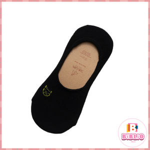 BIBLIO Women Boat Socks Cute Cat Embroidery Sock Casual Invisible Short Stockings Summer Candy Color