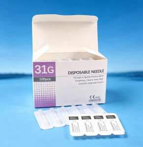 100Pcs/box 31G 4mm 8mm 13mm Disposable Needle Sterile Steel Tip Needle Small Painless Injector Micro Hypodermic Beauty Tool