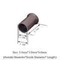 3.5mm Long Copper Flared Flaring Micro Rings Tube Euro Locks for Feather Human Hair Extensions Tools Accessories (2500Pcs Mix Color). 